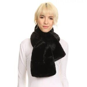 Black Faux Fur New with tags